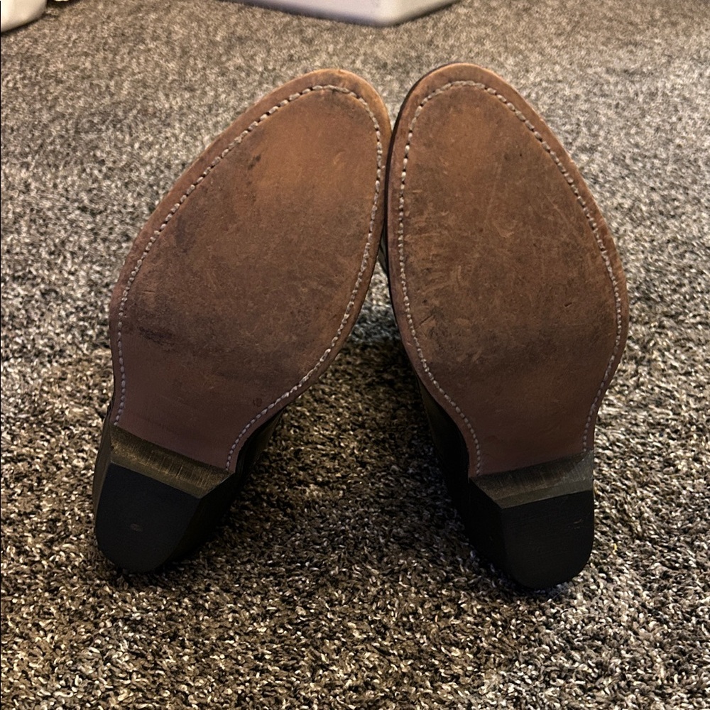 Laredo Women's Black Leather Boots - Picture 6 of 8